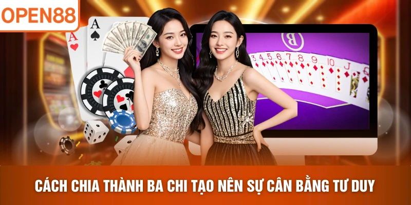 Cách chia thành ba chi tạo nên sự cân bằng tư duy